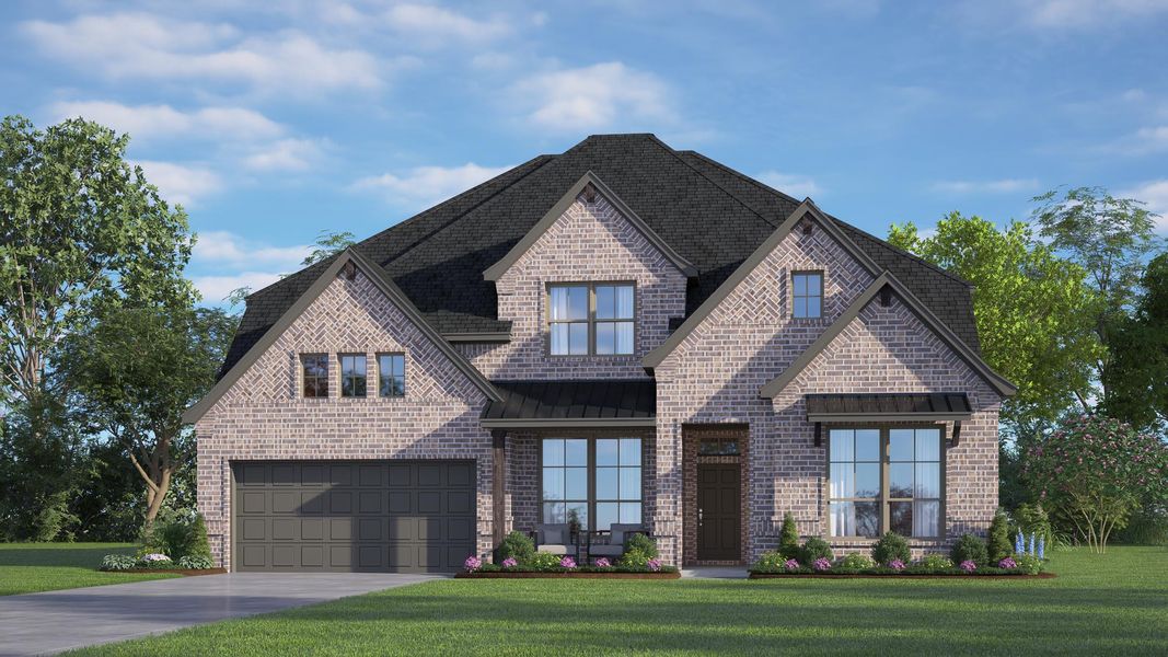 Representative exterior photo of a completed home built from the Concept 3473 by Risewell Homes in Silo Mills, Joshua, TX (Image 10).
