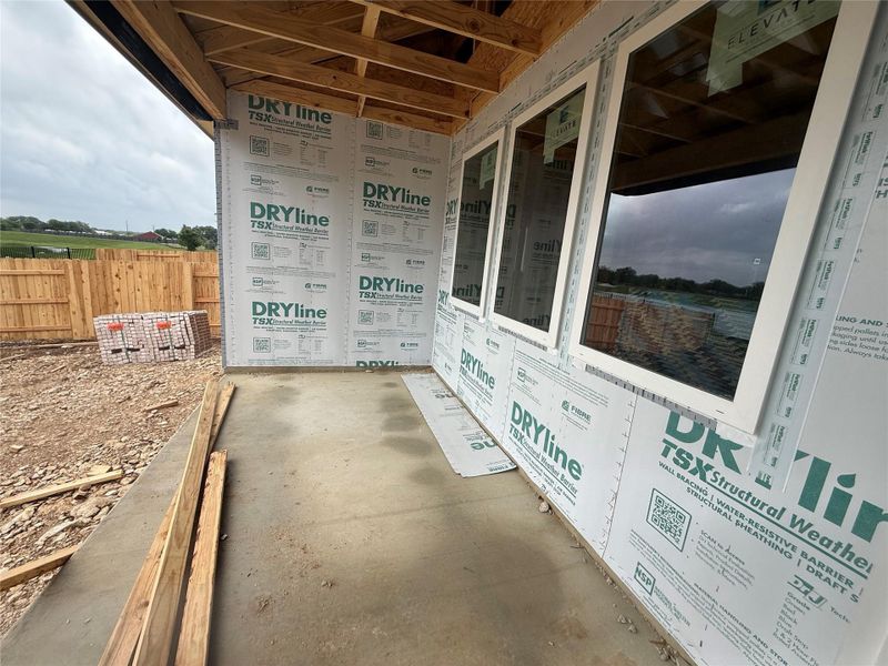 In-progress construction of a new home in Berry Creek Highlands, Georgetown, TX (Image 27).