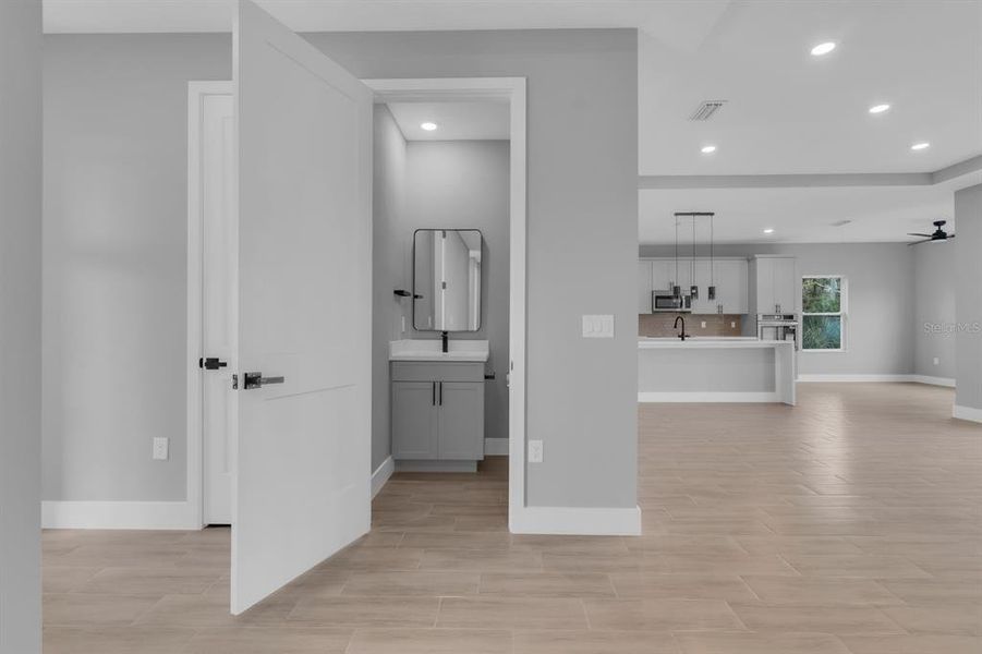 Spacious, unfurnished interior of a new home in , Palm Bay (Image 18). Spacious, unfurnished interior of a new home in , Palm Bay (Image 18).