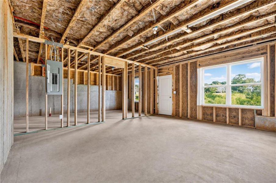 In-progress construction of a new home in Millers Pointe, Conyers, GA (Image 30).