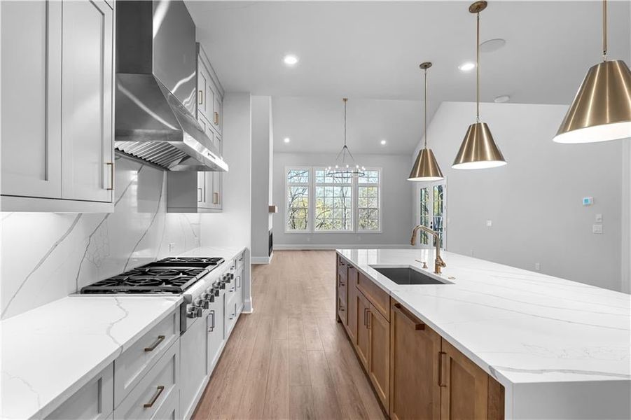 Furnished interior view inside a new home in Waterside Single Family, Peachtree Corners (Image 11).
