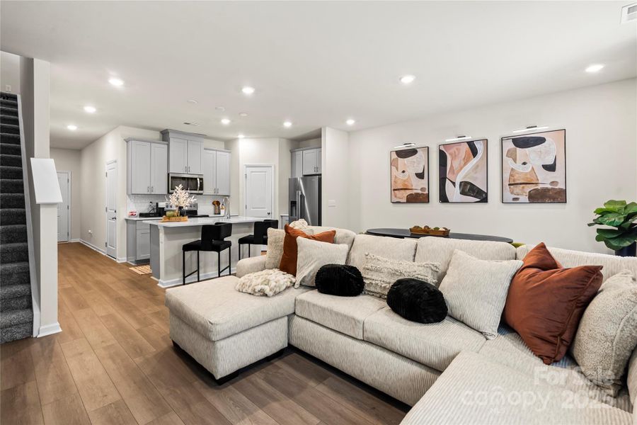 Furnished interior view inside a new home in , Fort Mill (Image 4).