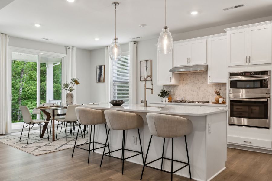 Representative furnished interior of a home built from the Elizabeth by Taylor Morrison in River Falls, Tega Cay (Image 27).