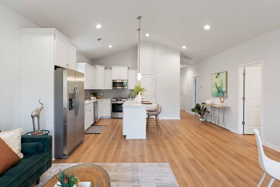 Furnished interior view inside a new home in , North Charleston (Image 9).