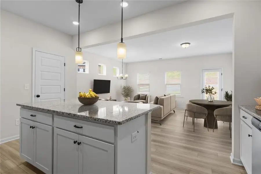 Furnished interior view inside a new home in Fairington, Cartersville (Image 10).