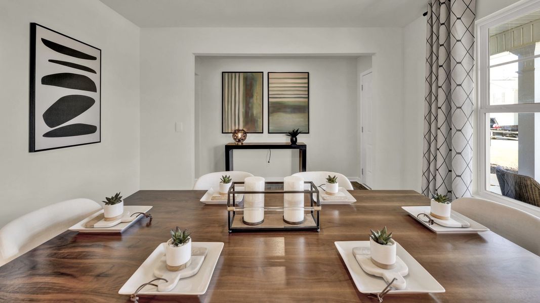 Furnished interior view inside a new home in Hawk's Ridge, Rossville (Image 25).