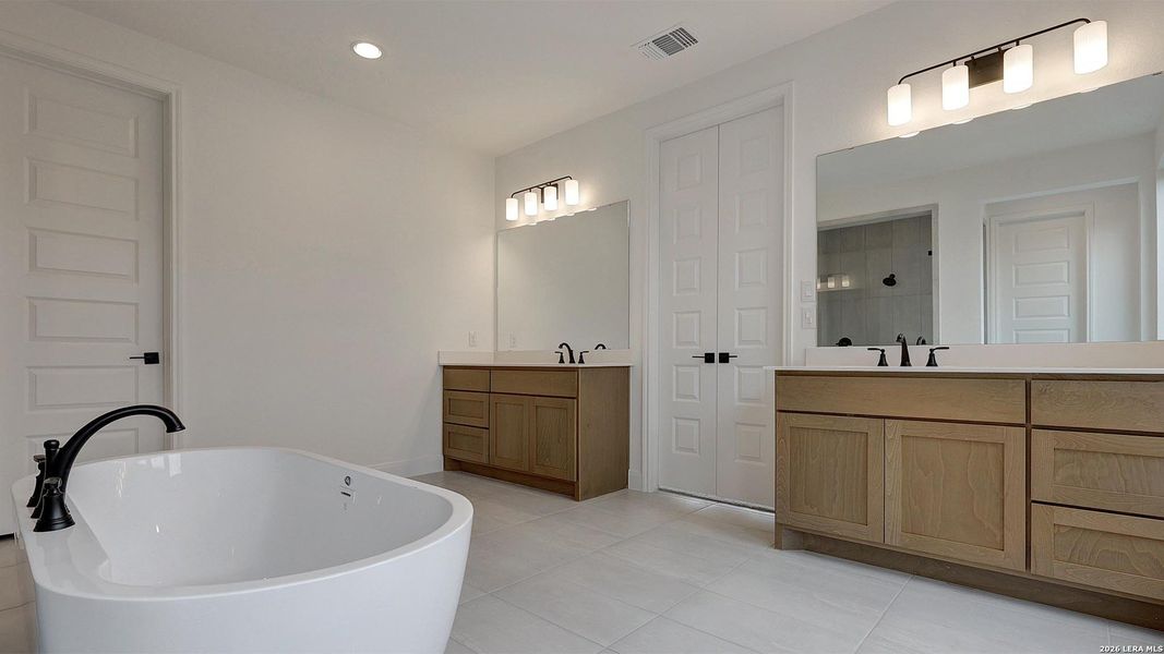 Furnished interior view inside a new home in Kallison Ranch, San Antonio (Image 14).