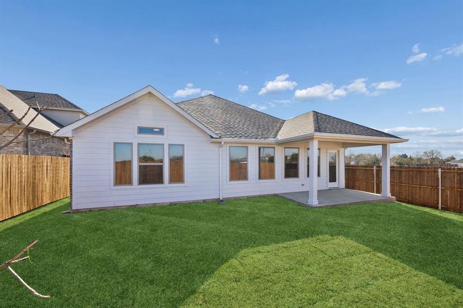 Exterior details and patio area of a home in Freeman Farms, Kaufman (Image 18). Exterior details and patio area of a home in Freeman Farms, Kaufman (Image 18).