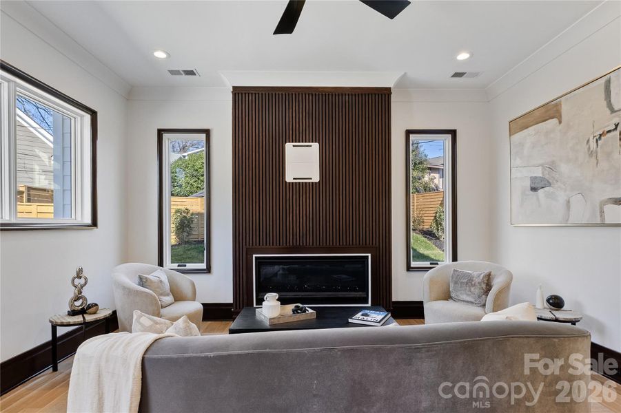 Furnished interior view inside a new home in , Charlotte (Image 17). Furnished interior view inside a new home in , Charlotte (Image 17).