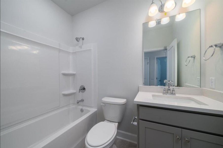 Furnished interior view inside a new home in Cedar Glen Preserve, Huger (Image 6). Furnished interior view inside a new home in Cedar Glen Preserve, Huger (Image 6).