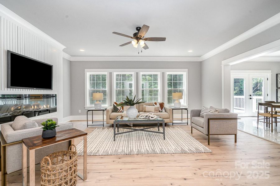Furnished interior view inside a new home in , Sherrills Ford (Image 11).