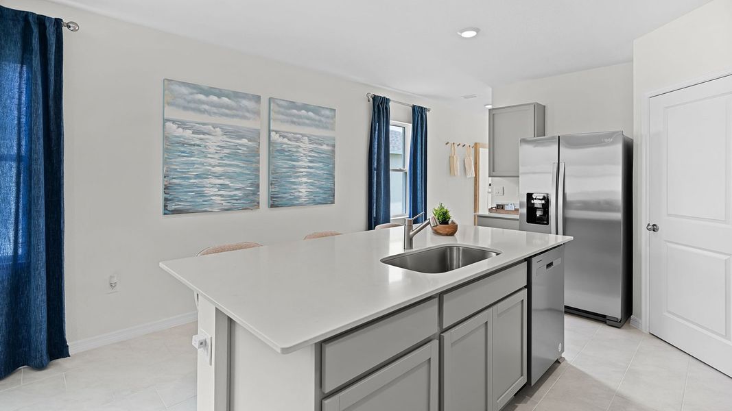 Furnished interior view inside a new home in Crosswinds, Haines City (Image 8).