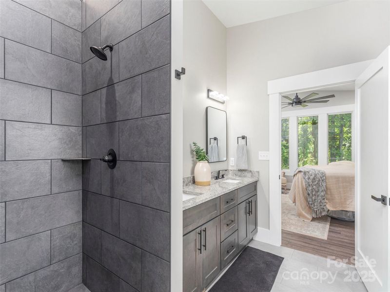 Furnished interior view inside a new home in , Asheville (Image 17). Furnished interior view inside a new home in , Asheville (Image 17).