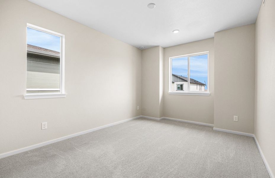 Spacious, unfurnished interior of a new home in Barefoot Village, Firestone (Image 35). Spacious, unfurnished interior of a new home in Barefoot Village, Firestone (Image 35).