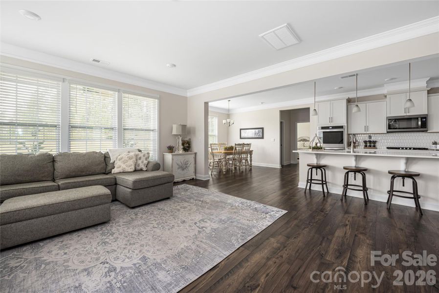 Furnished interior view inside a new home in , Troutman (Image 40).