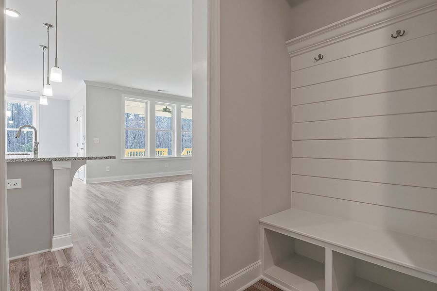 Representative unfurnished interior of a home built from the The Bradley by RobuckHomes in Baylee Ridge, Selma (Image 28). Representative unfurnished interior of a home built from the The Bradley by RobuckHomes in Baylee Ridge, Selma (Image 28).