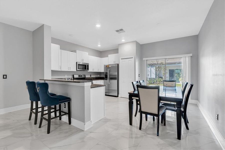 Furnished interior view inside a new home in , New Port Richey (Image 9).