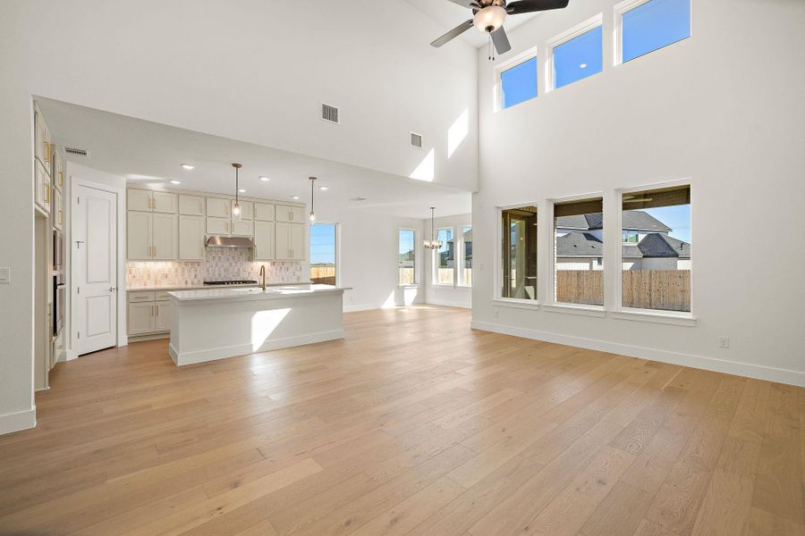 Spacious, unfurnished interior of a new home in Blackhawk in Pflugerville, Pflugerville (Image 22).