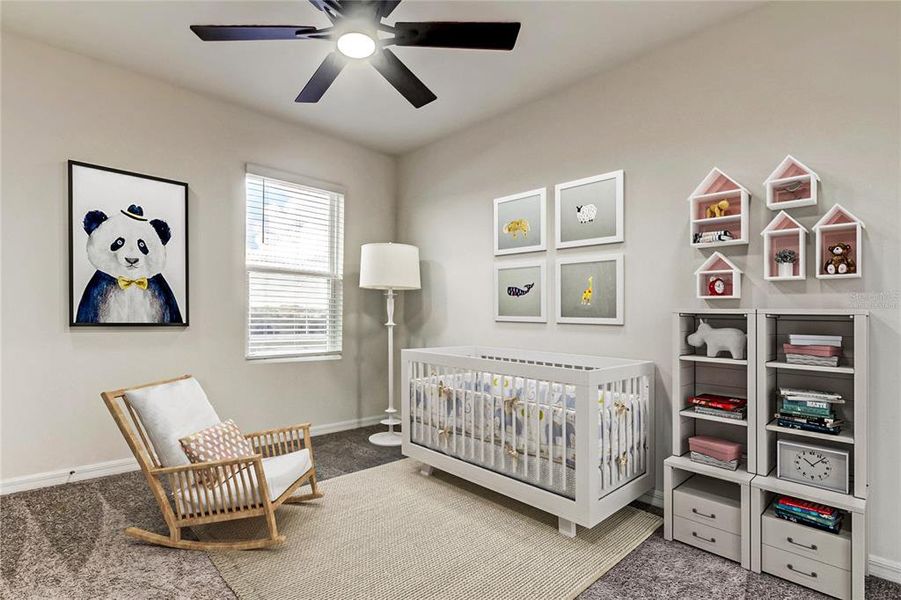 Furnished interior view inside a new home in Lakes at Laurel Highlands, Lakeland (Image 34).