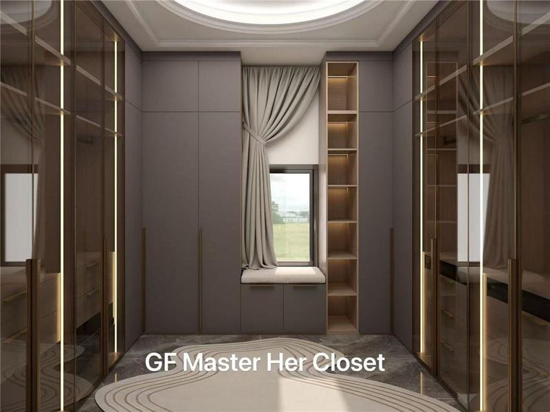 Furnished interior view inside a new home in , Buford (Image 9).