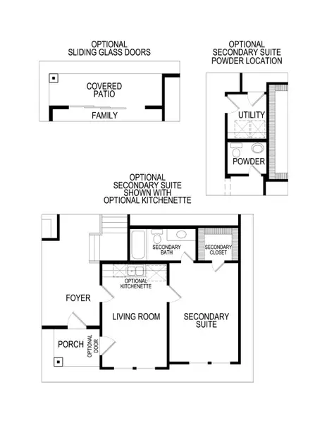 2D floor plan layout for the Oxford R (w/Media) by First Texas Homes in Trails at Cottonwood Creek, Rowlett, TX (Image 4).