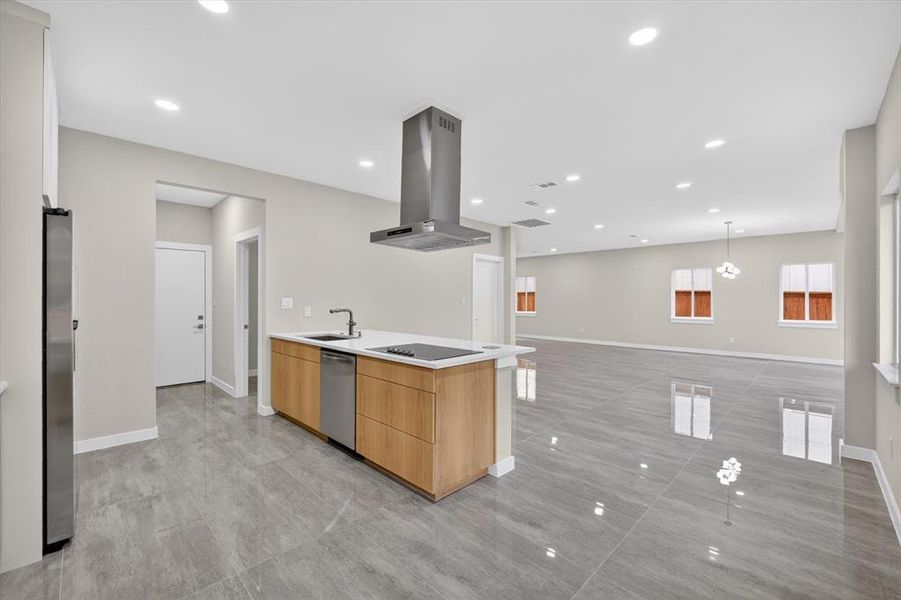Furnished interior view inside a new home in , Irving (Image 6).