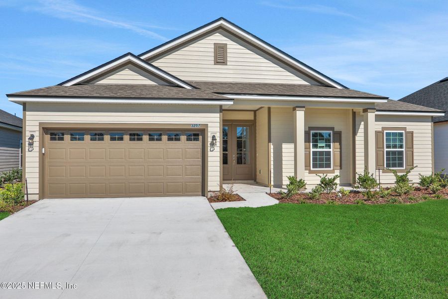 Front exterior of a new home in , Green Cove Springs, FL, highlighting curb appeal (Image 24).