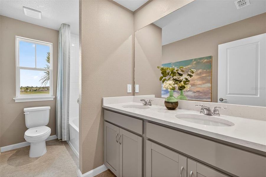 Furnished interior view inside a new home in Crosswind Ranch, Parrish (Image 31).