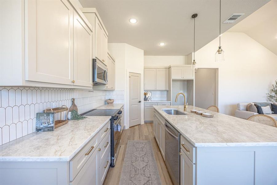 Furnished interior view inside a new home in , Fort Worth (Image 7).