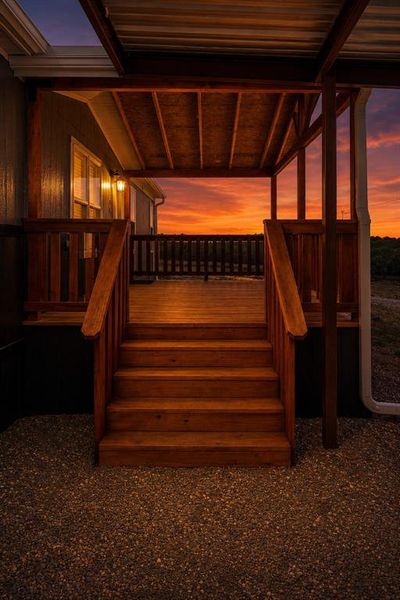Exterior details and patio area of a home in , Springtown (Image 25).