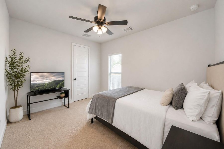 Furnished interior view inside a new home in , Magnolia (Image 17).
