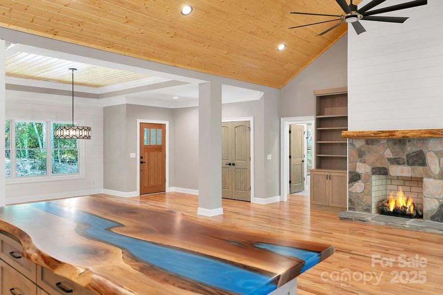 Furnished interior view inside a new home in , Brevard (Image 12).