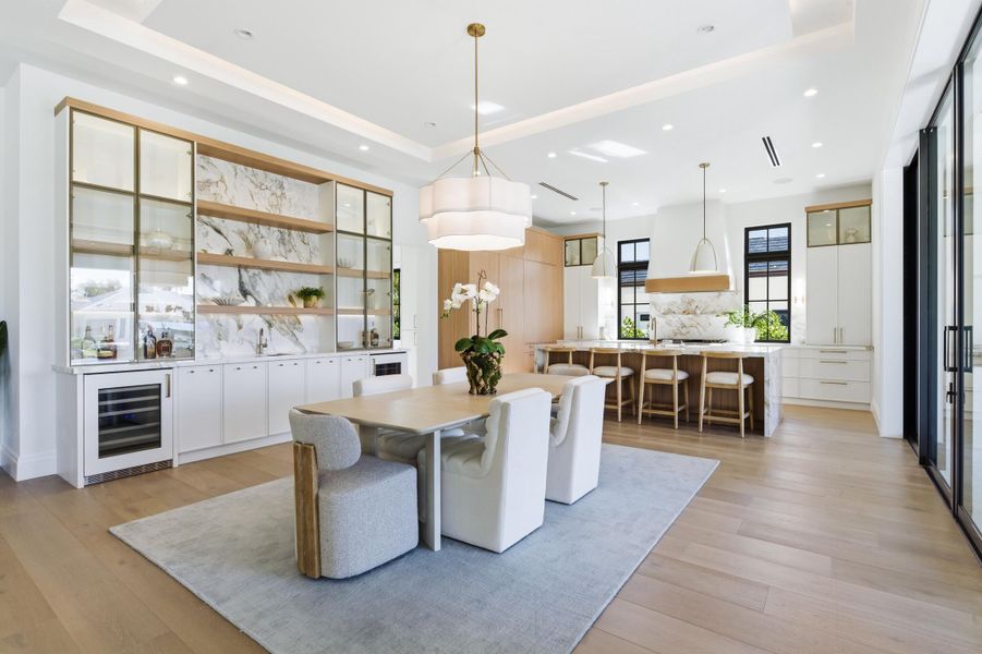 DINING ROOM AND KITCHEN