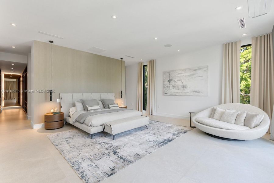 Furnished interior view inside a new home in , Miami (Image 27).