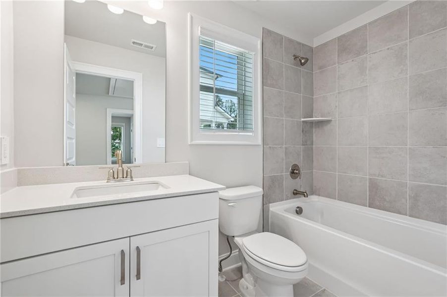 Furnished interior view inside a new home in Hemingway - Reserve Series, Cumming (Image 25). Furnished interior view inside a new home in Hemingway - Reserve Series, Cumming (Image 25).