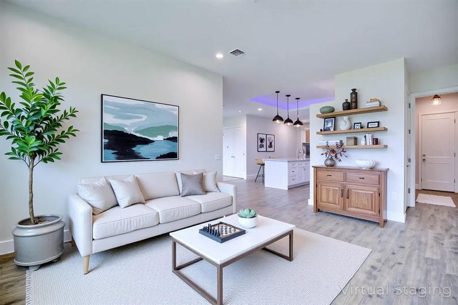 Furnished interior view inside a new home in , Sebring (Image 15).