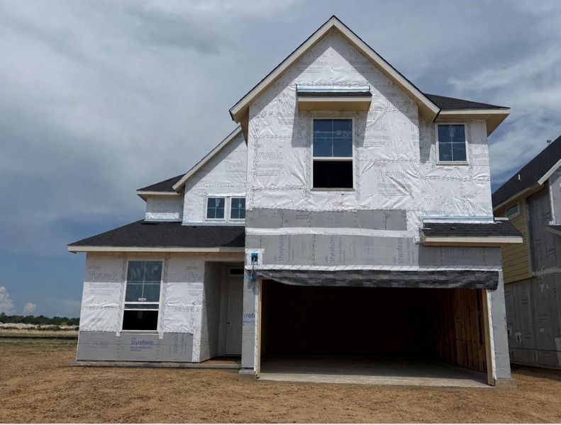 In-progress construction of a new home in Woodson’s Reserve, Spring, TX (Image 7). In-progress construction of a new home in Woodson’s Reserve, Spring, TX (Image 7).