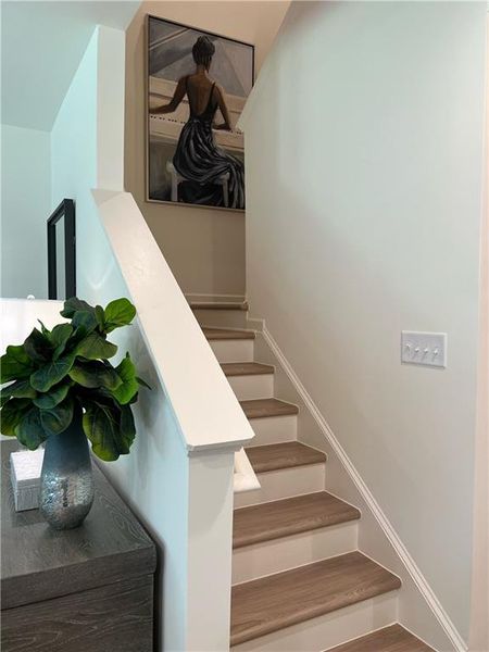 Furnished interior view inside a new home in Old Salem Crossing, Conyers (Image 8).