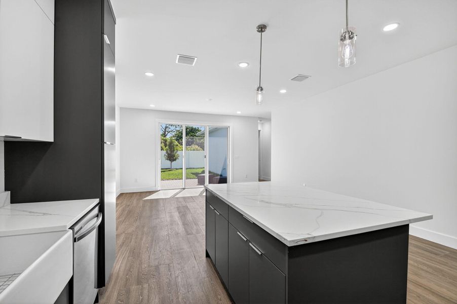 Furnished interior view inside a new home in , Jupiter (Image 17).