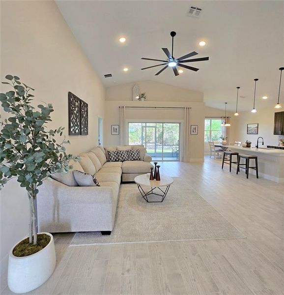 Furnished interior view inside a new home in , Sebring (Image 11). Furnished interior view inside a new home in , Sebring (Image 11).