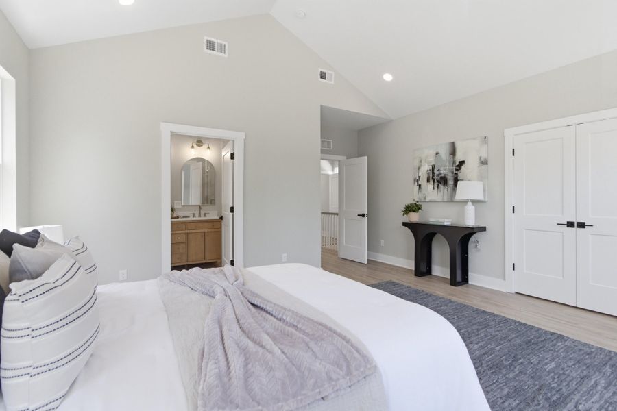 Furnished interior view inside a new home in , North Charleston (Image 18).