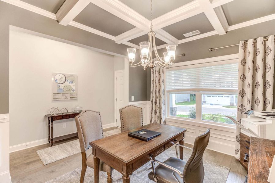 Representative furnished interior of a home built from the Rivermist by Caviness & Cates Communities in Maggie Way, Wendell (Image 158).