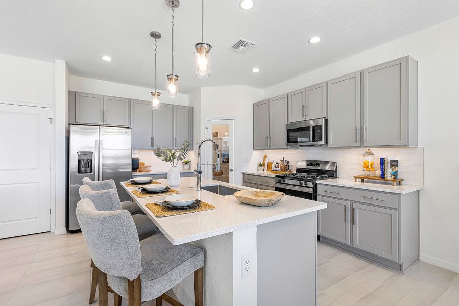 Furnished interior view inside a new home in The Sanctuary – Coastal Collection, Punta Gorda (Image 35).