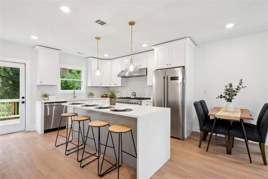 Furnished interior view inside a new home in , Atlanta (Image 4). Furnished interior view inside a new home in , Atlanta (Image 4).