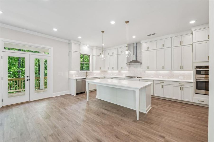 Furnished interior view inside a new home in Waterhaven, Cumming (Image 17).