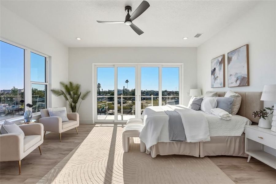Furnished interior view inside a new home in , Madeira Beach (Image 46).