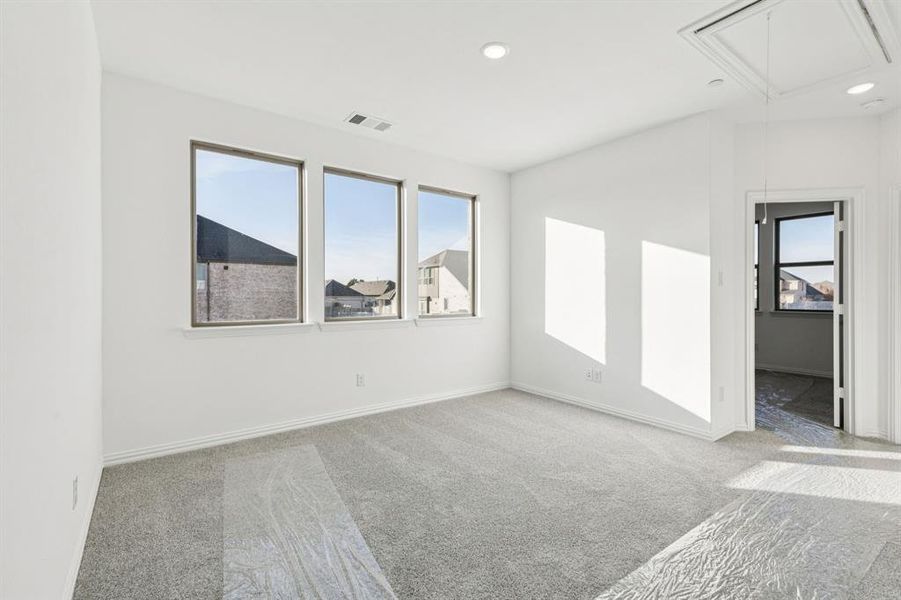 The upstairs game room is the perfect place to enjoy some family fun time!