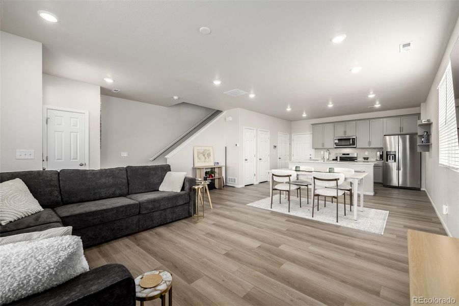 Furnished interior view inside a new home in , Aurora (Image 26). Furnished interior view inside a new home in , Aurora (Image 26).