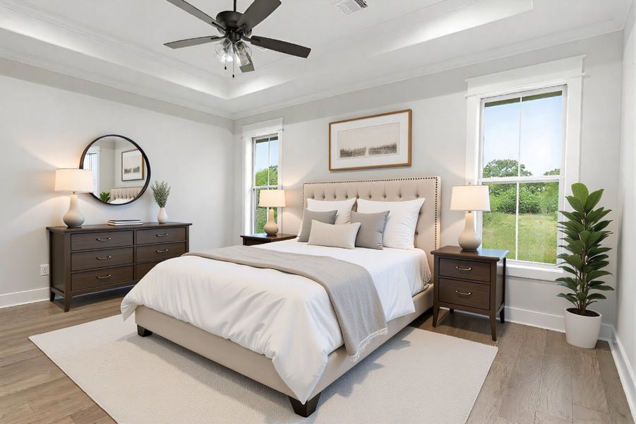 Furnished interior view inside a new home in Windmill Hill, Bryan (Image 14).