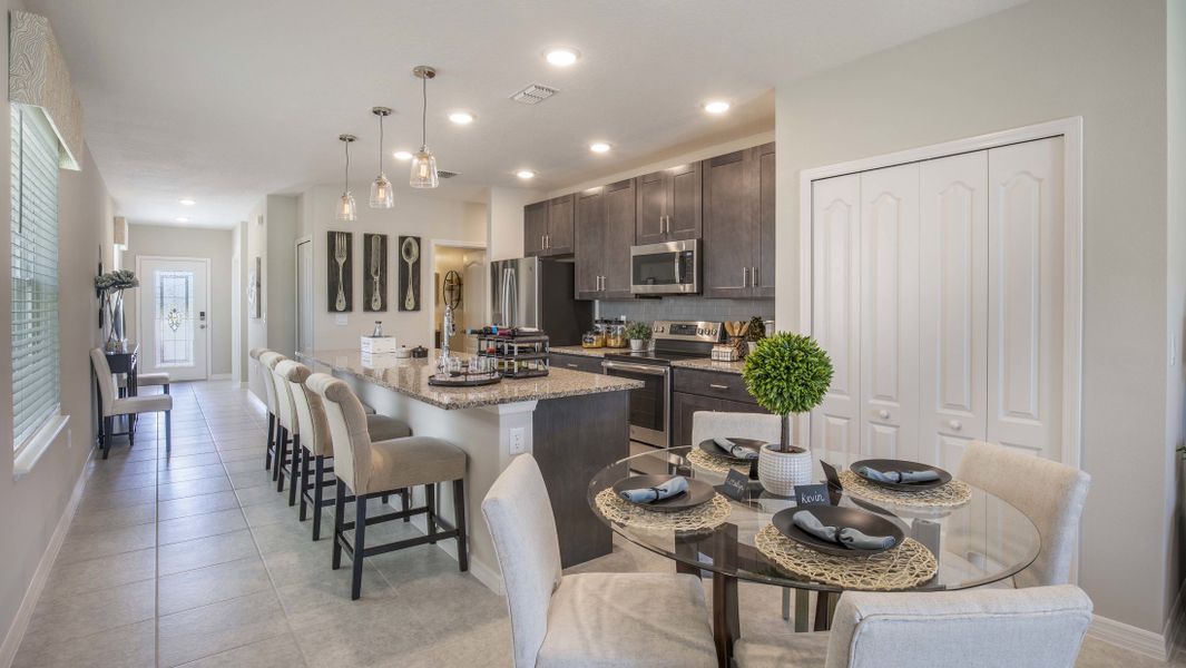 Representative furnished interior of a home built from the Victoria by Maronda Homes in Malabar Springs, Palm Bay (Image 5).